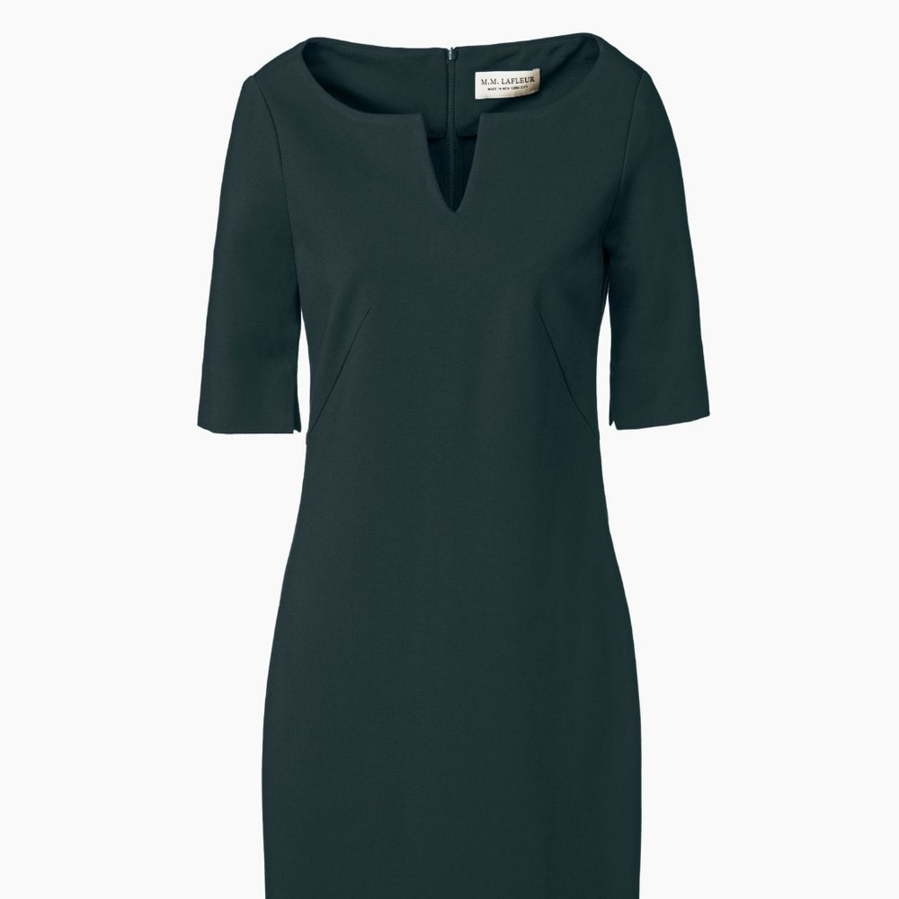 MM LaFleur Narie Dress Size 4 Green- Gray, GUC